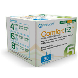 Comfort EZ Clever Choice Pen Needles - 31G X 5mm - BX 50