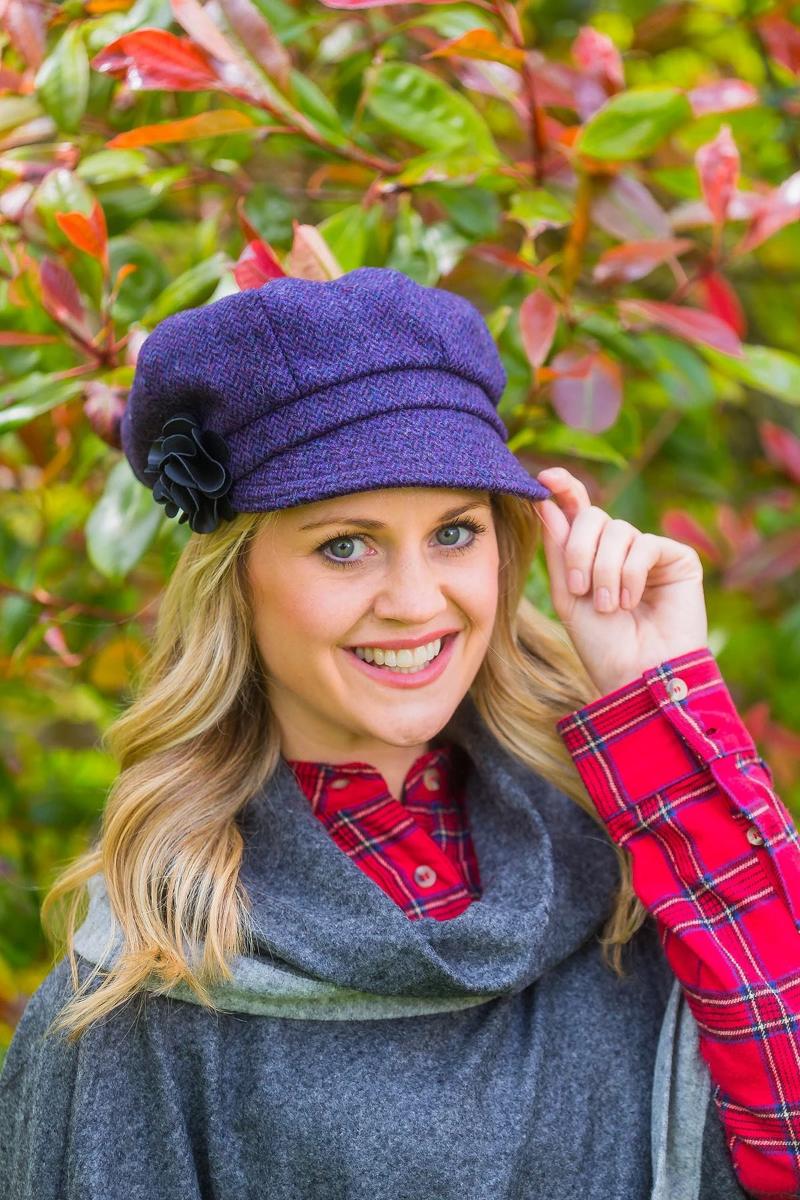 Irish Newsboy Hat - Mulberry