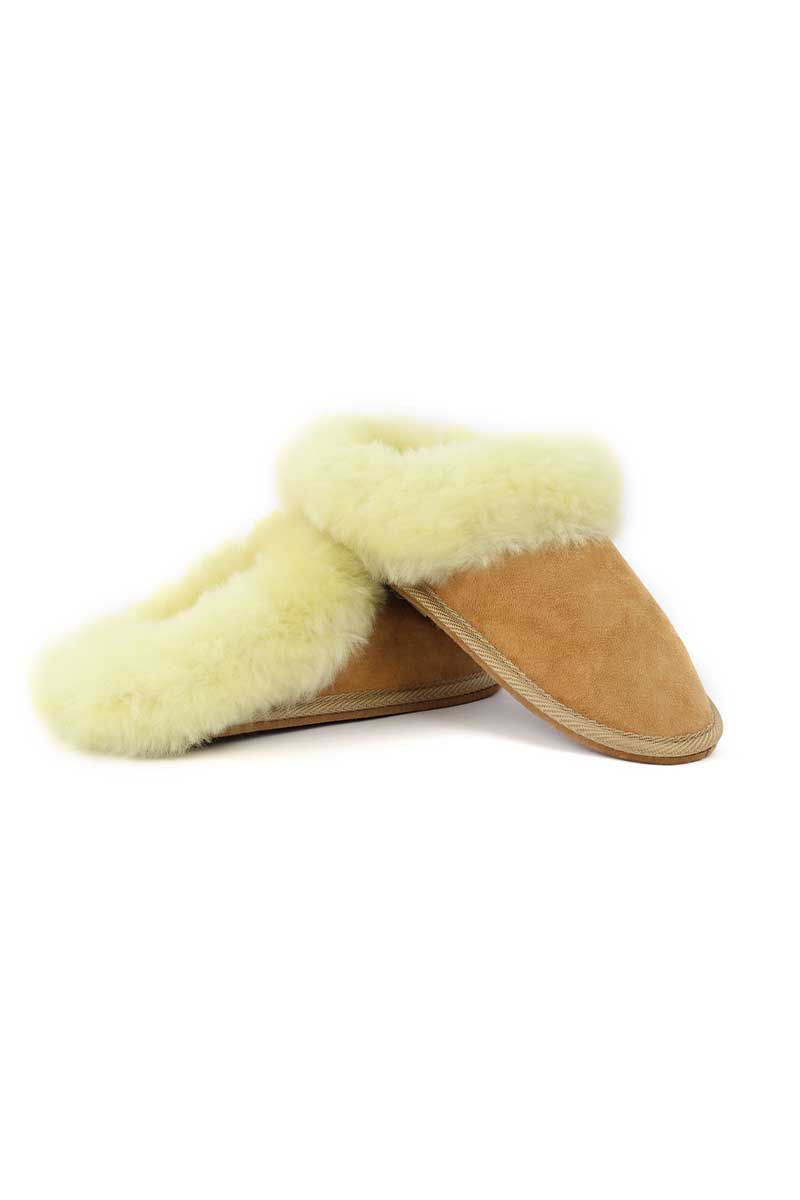 real sheep wool slippers