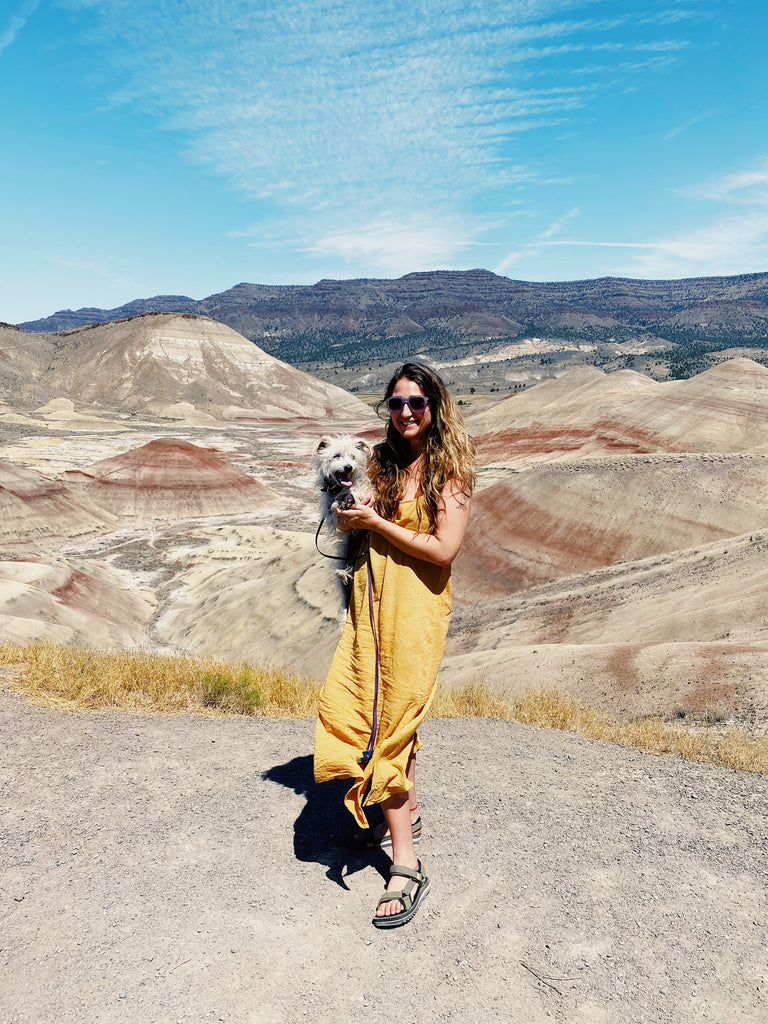 Emily Katz of Modern Macramé in the Painted Hills 