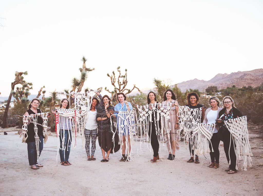 Joshua Tree Modern Macramé Wall Hanging Workshop