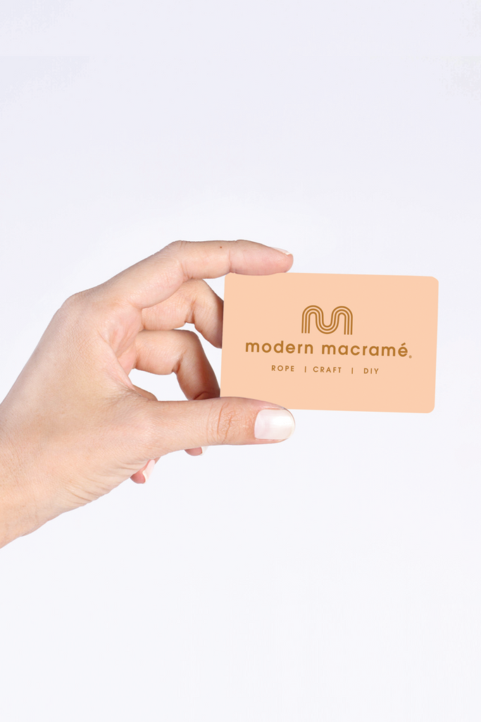 Modern Macramé Gift Card