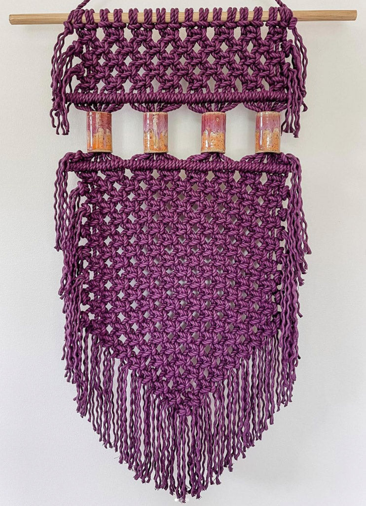 Macramé Wall Hanging by Stacie Shafer 