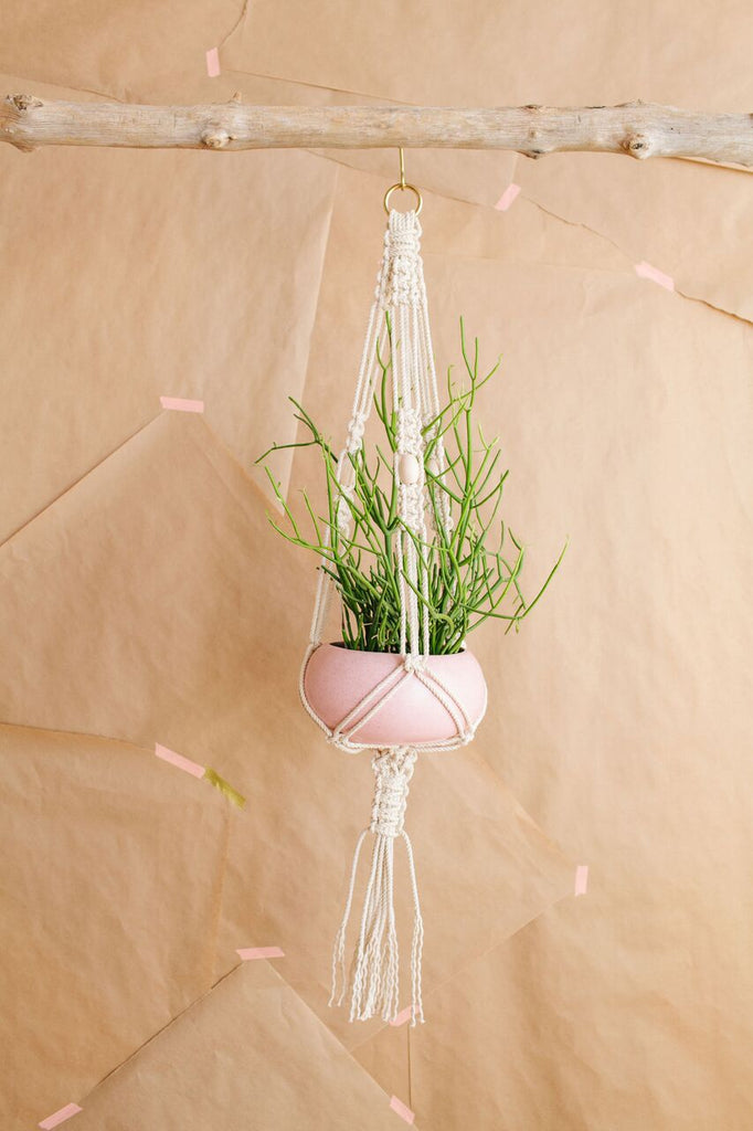 Macramé plant hanger