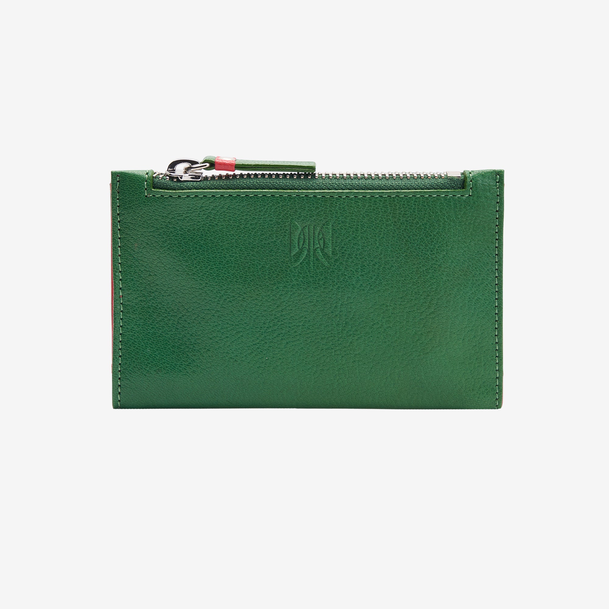 Large Zip Card Case - Moss