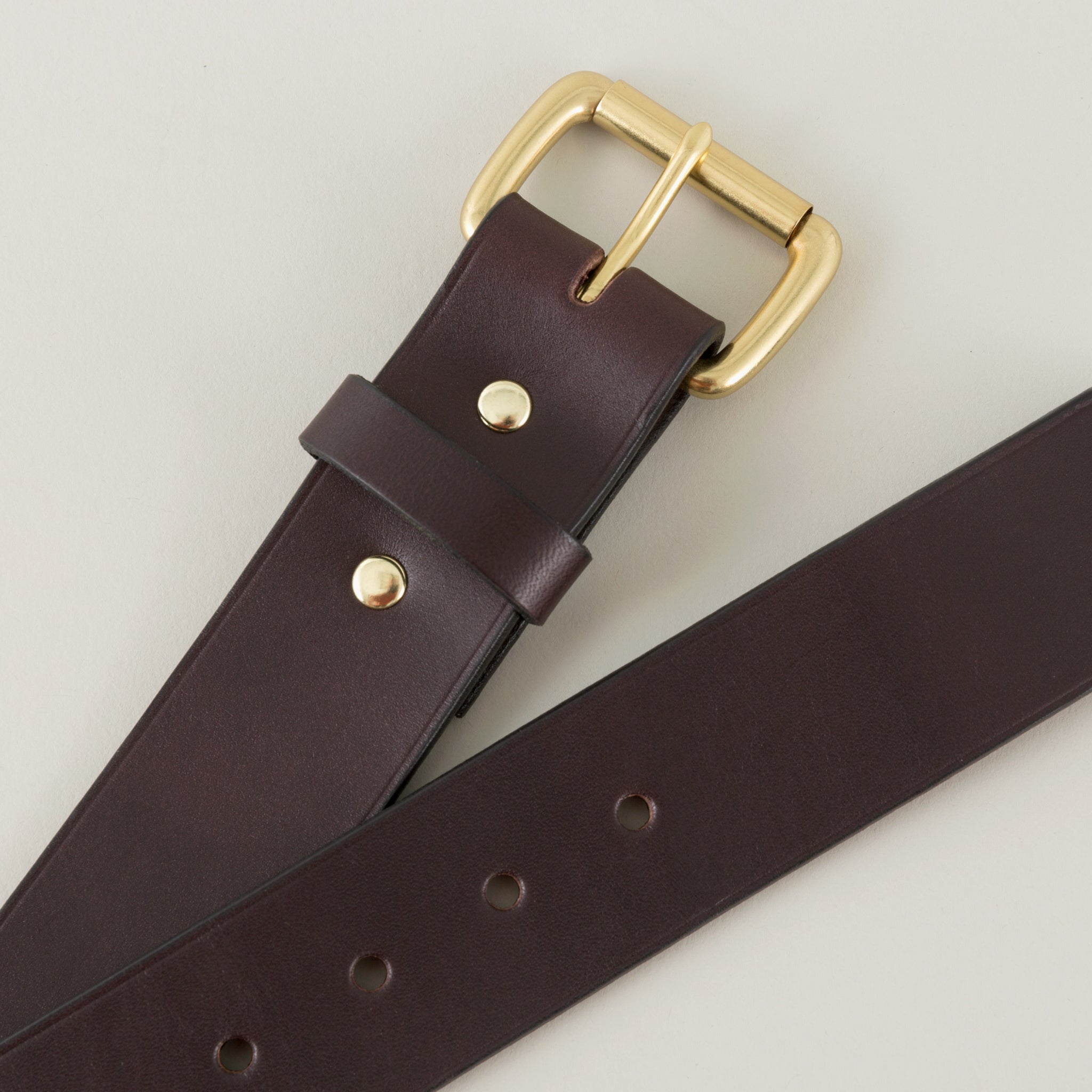 bridle leather belt