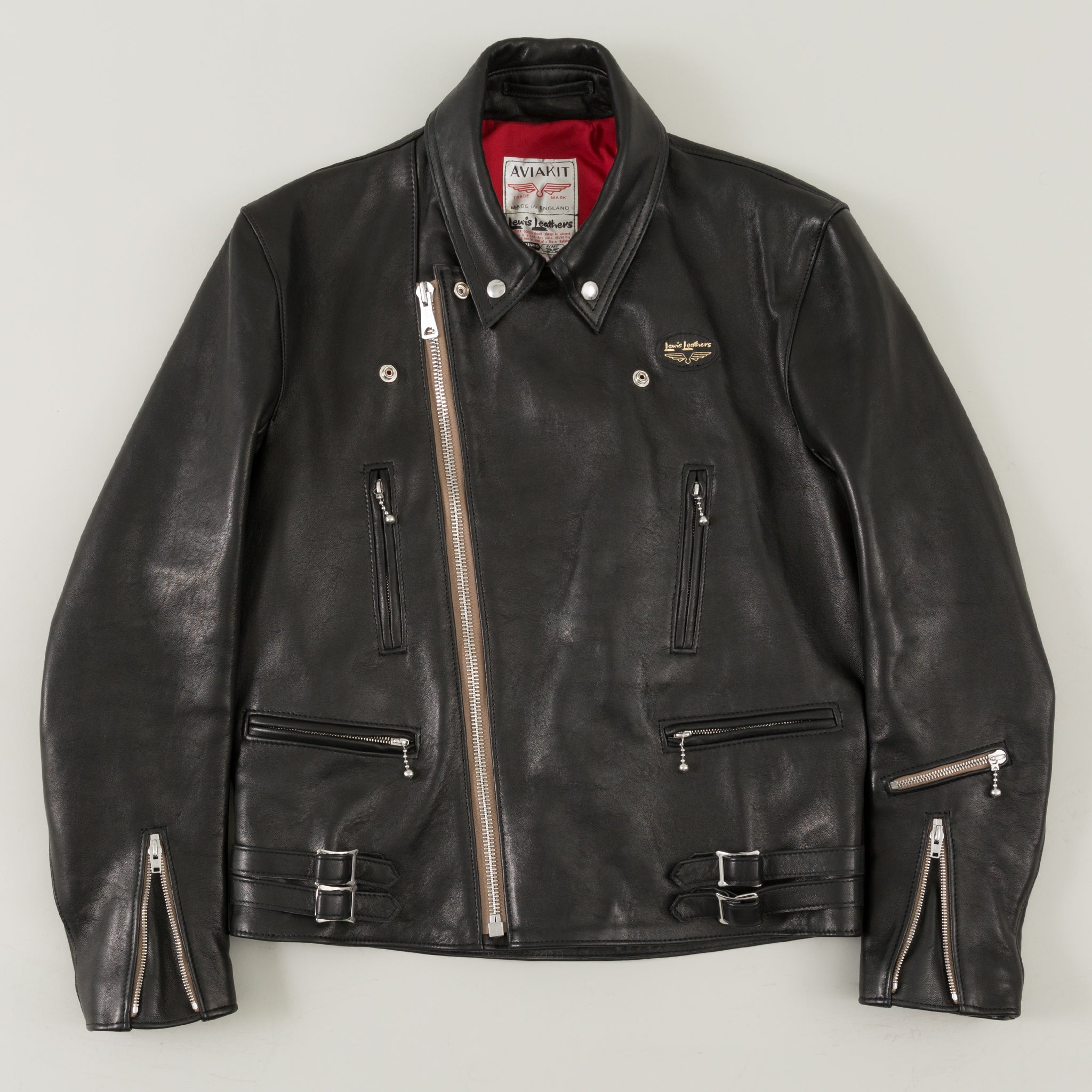 Lewis Leathers Lightning in Black Sheepskin - The Stronghold