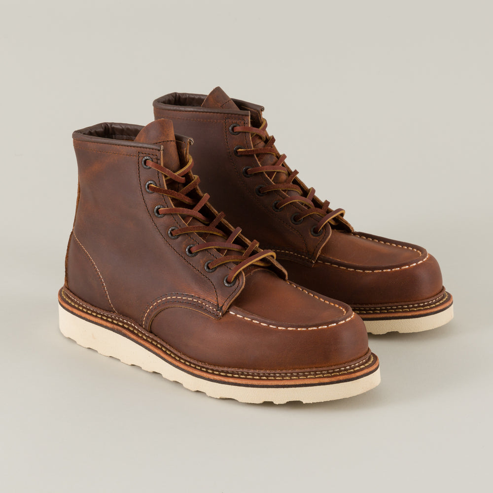 Classic Moc Toe Boot, Copper Rough & Tough - The Stronghold