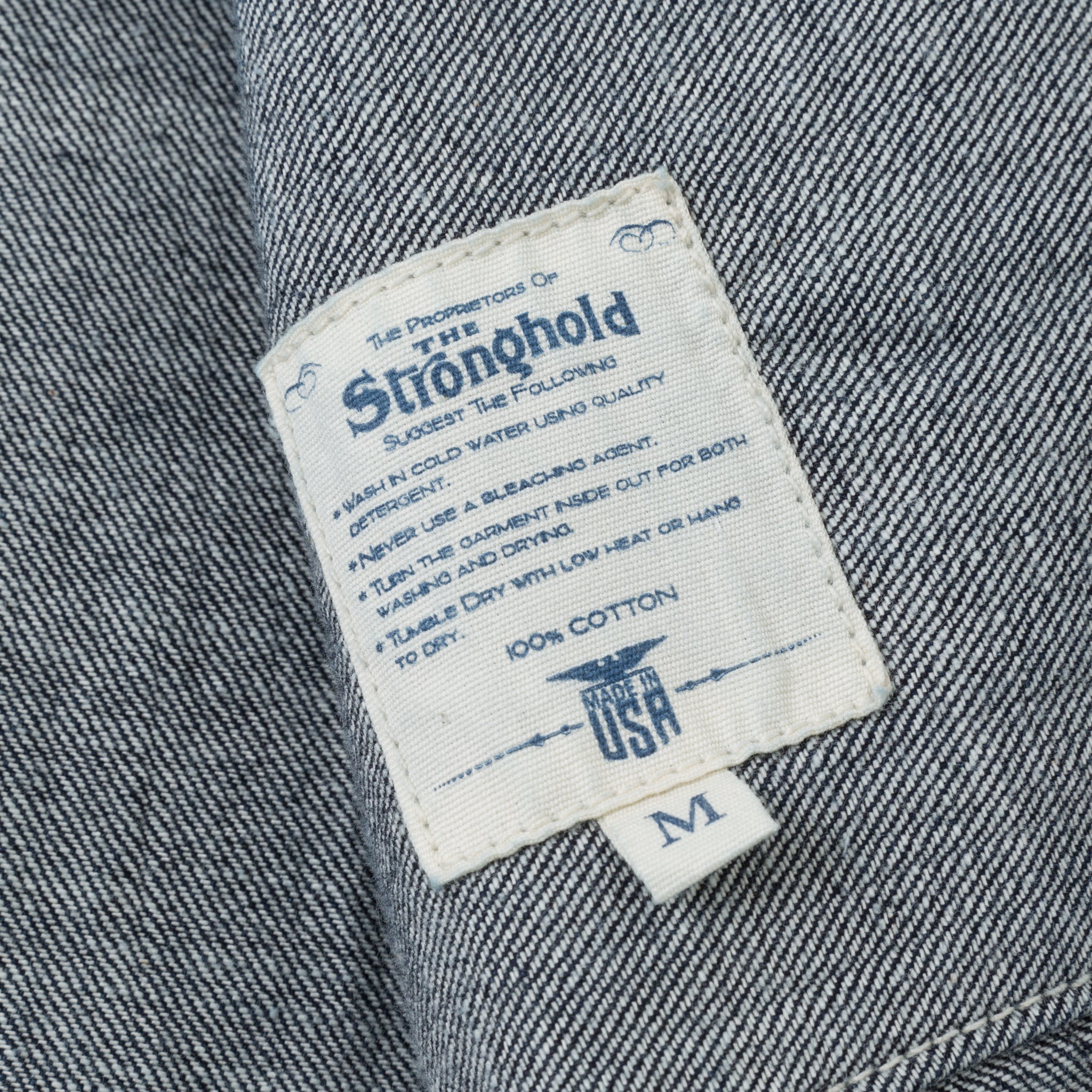 Chore Coat, 10.5 oz Indigo Selvedge Denim - The Stronghold