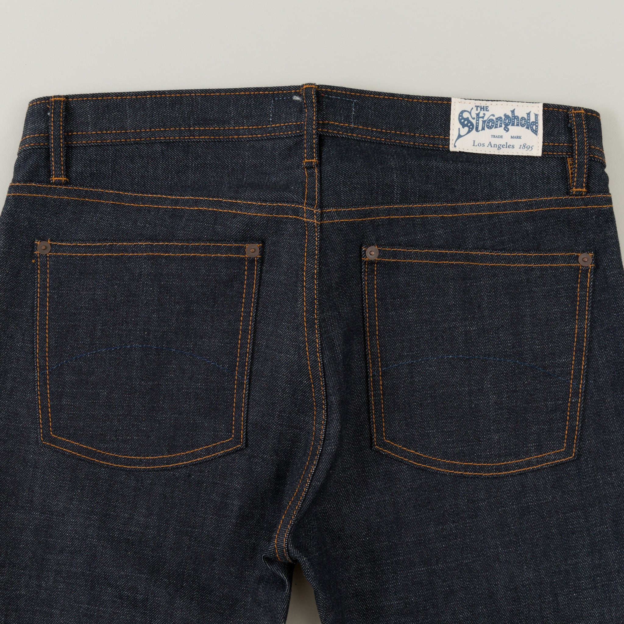 Slim Straight, 10.5 oz Indigo Selvedge Denim w/ Spice Stitching - The ...