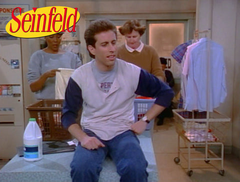 R&B laundry cart in a Seinfeld episode