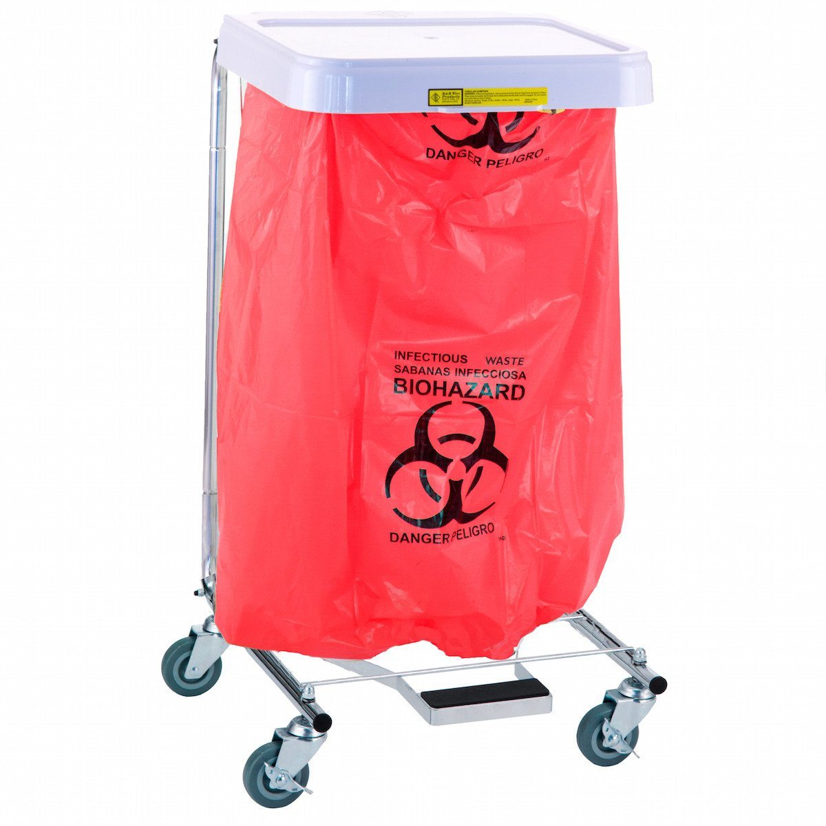 Biohazard Waste Disposable PolyLiner Bag Hamper Stands R&B Wire