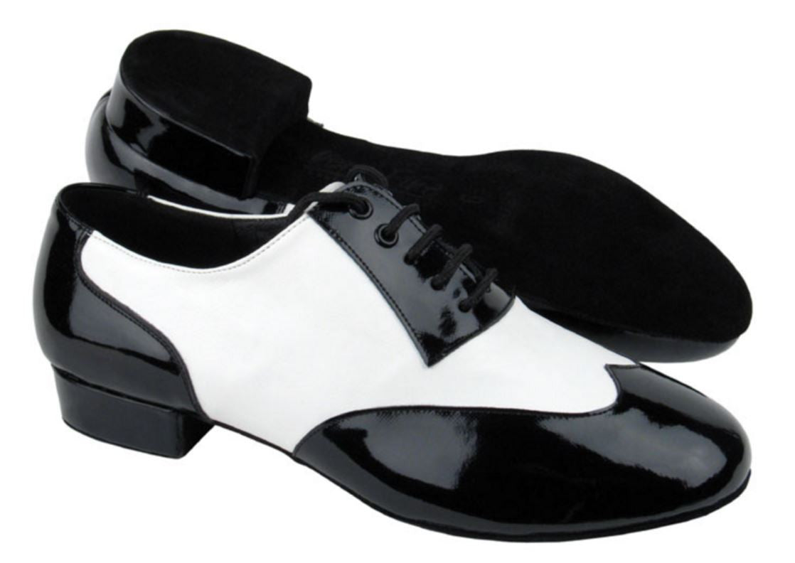 White Leather Mambo Shoes 