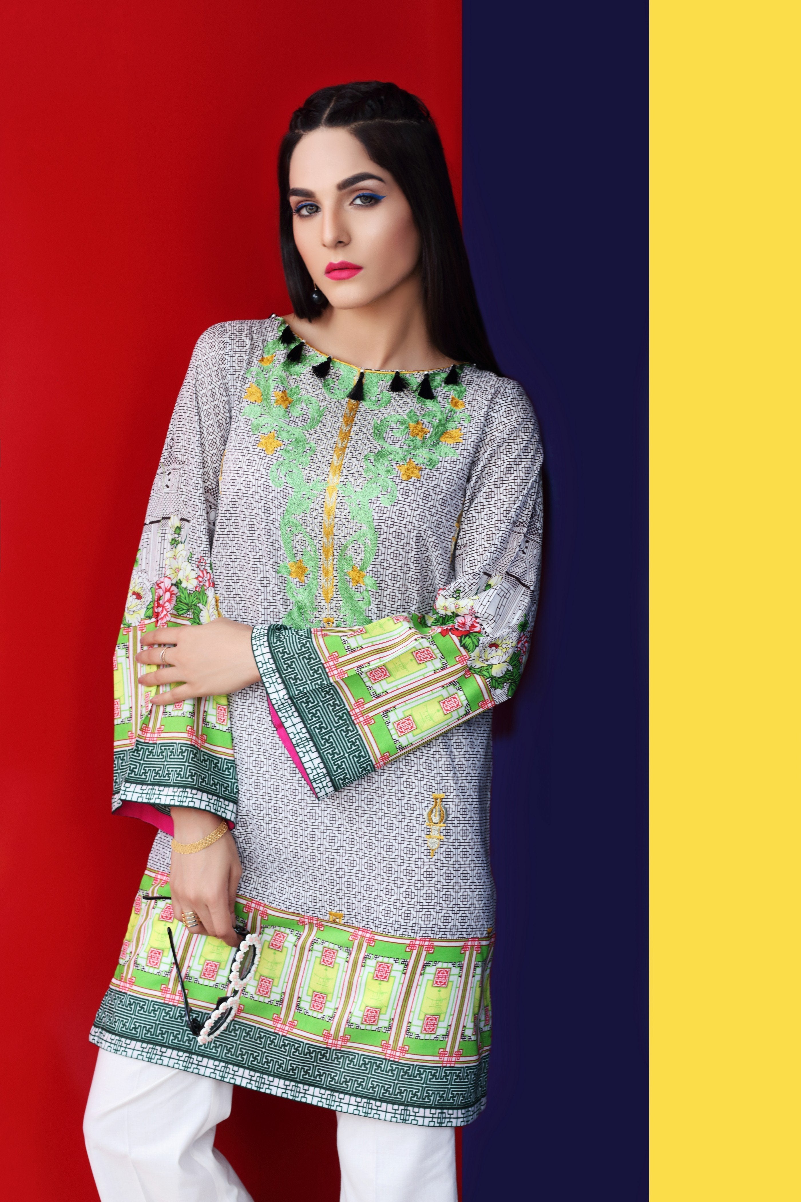 Warda Eid Adha Collection 2017 Use7313 Kurti