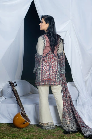 Khas Lawn Vol. 1 2018 Stitched 3 Piece Kce-6009