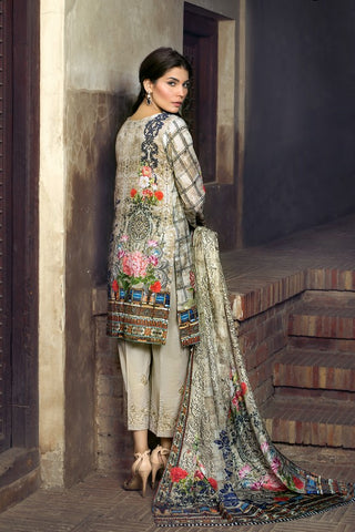 Khas Lawn Vol. 1 2018  Stitched 3 Piece Kse-8003