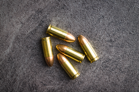 bullets scattered on the ground