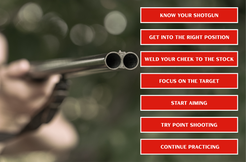 how to aim a shotgun correctly