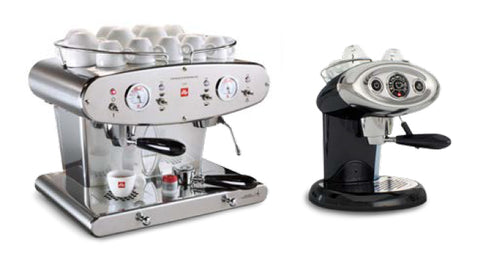 illy machines cimbali and francis francis x7