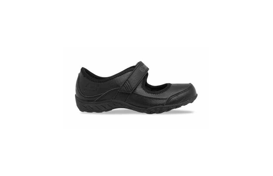 skechers black velcro shoes