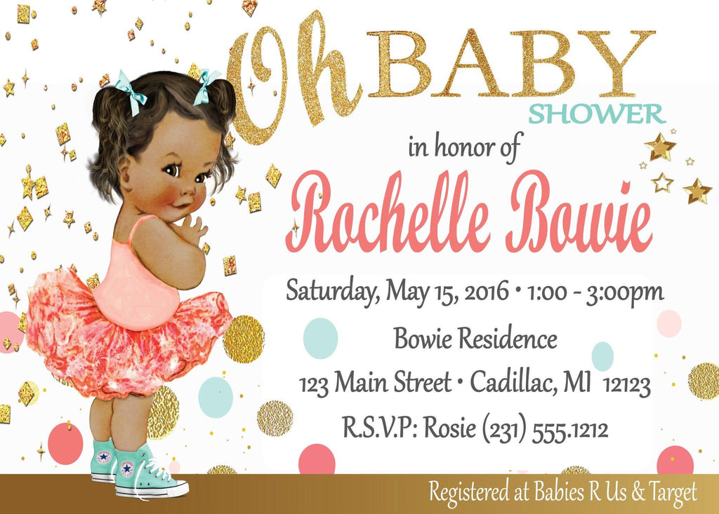 converse baby shower invitations