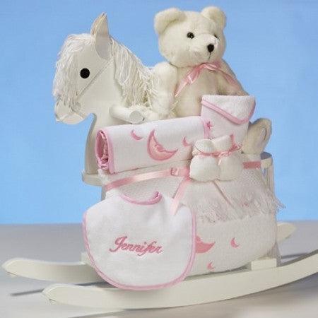 personalized baby rocking horse