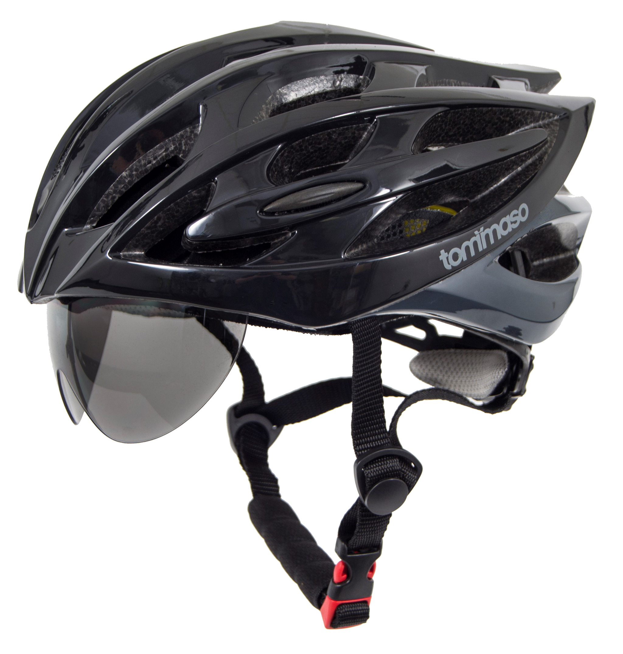 black bicycle helmet