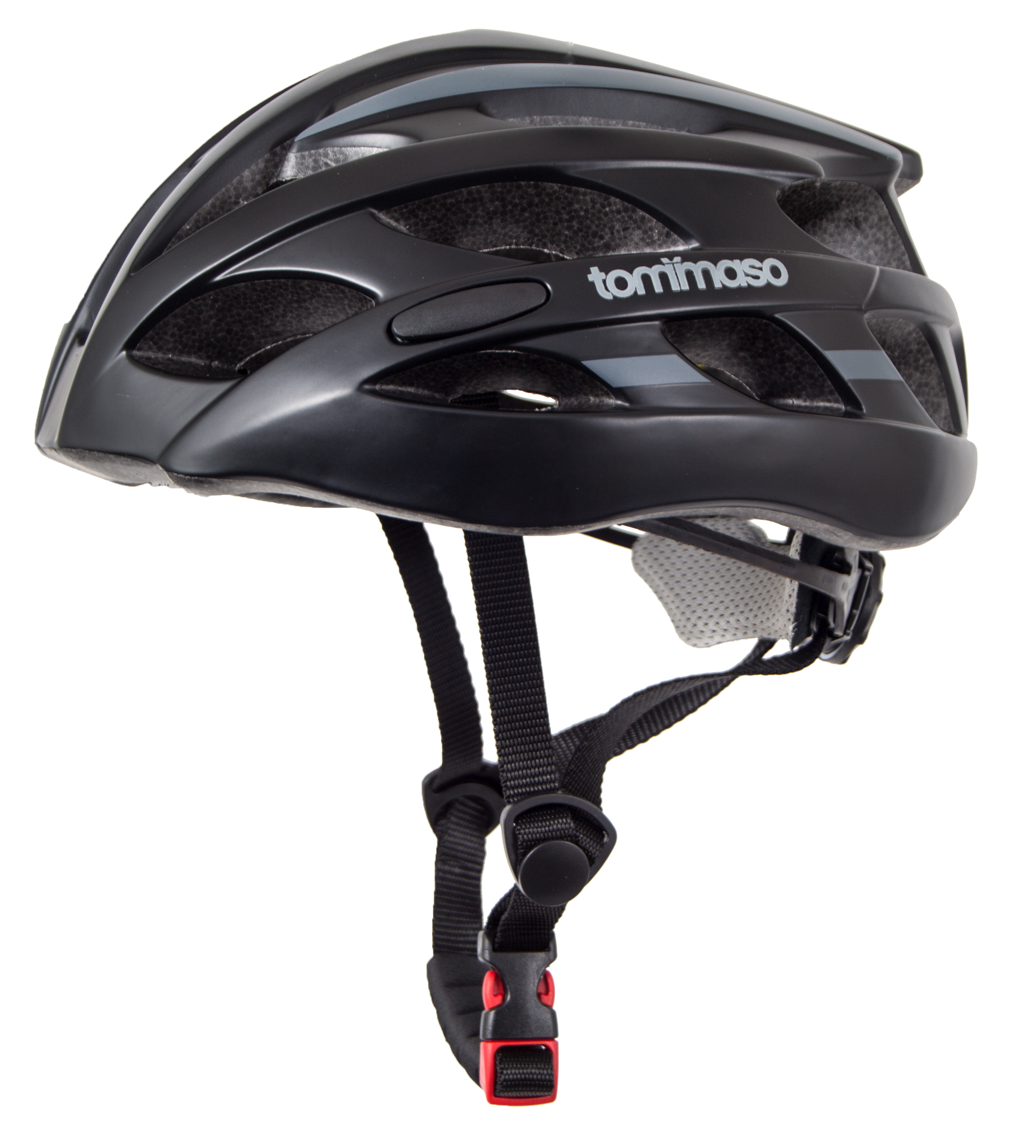 matte black cycling helmet