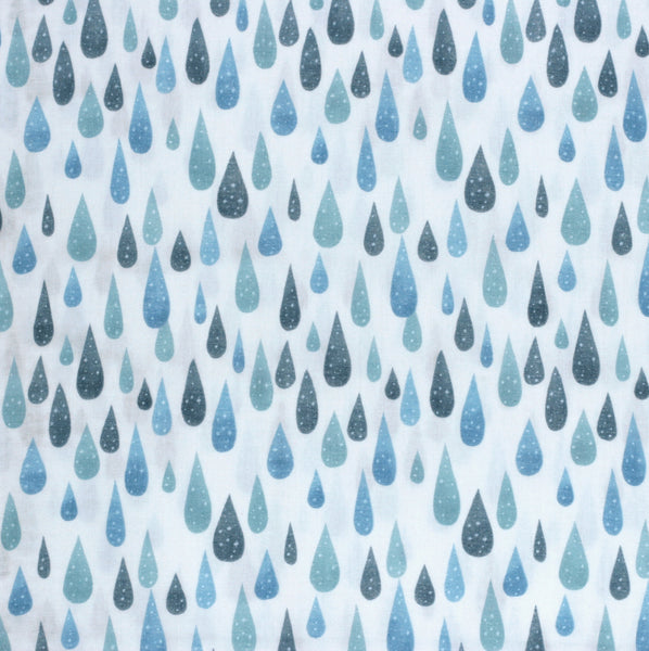 Rain Drops - Cotton Double Gauze – Shugei Craft