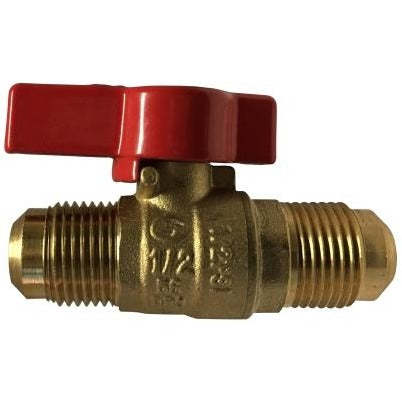 Brass Male Flare CSA Gas Manual Ball Valve - Flare x Flare