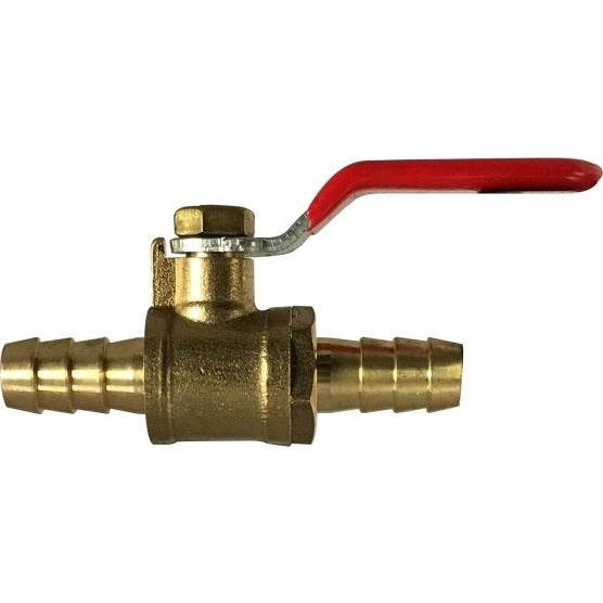 Forged Brass Hose Barb Mini Ball Valve 200Wog