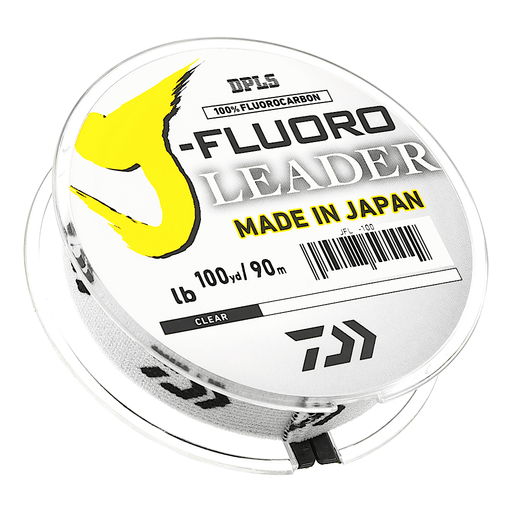 Daiwa J-Fluoro Fluorocarbon Leader - 80 Pound - 50 Yards, Clear