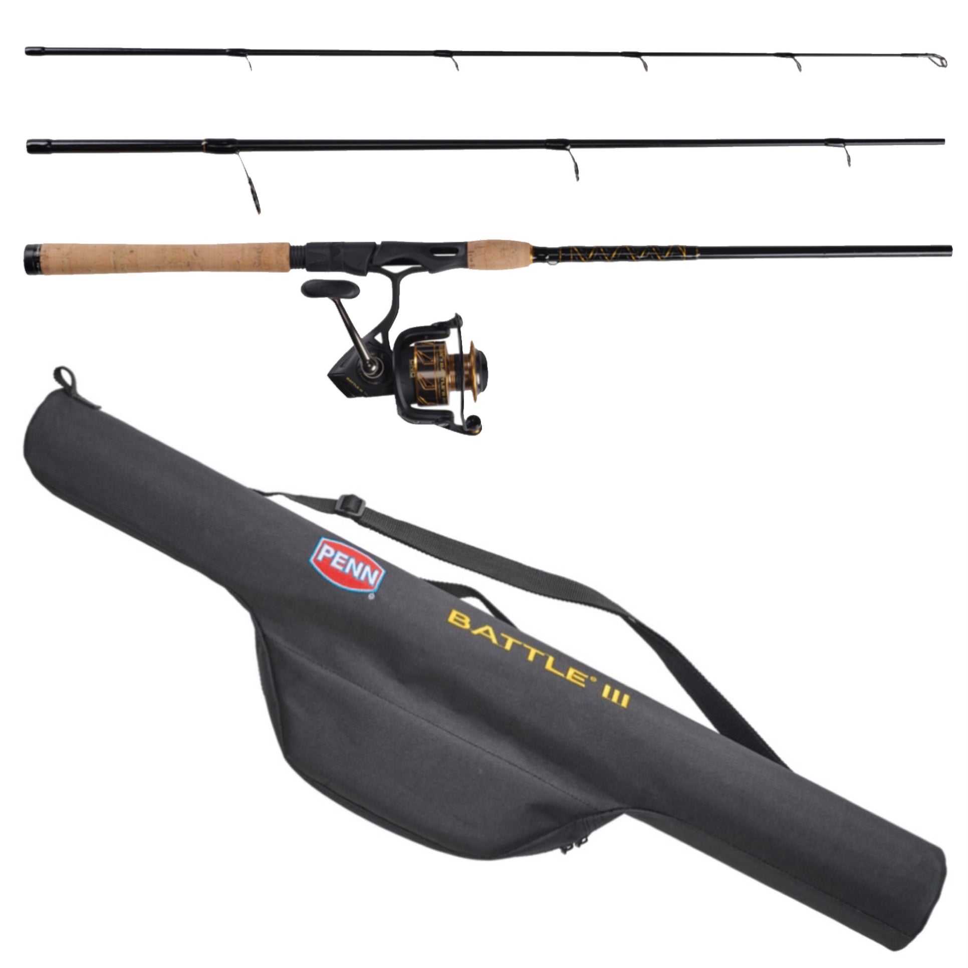 travel fishing rod and reel combo