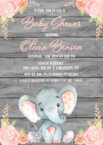 Elephant Themed Baby Shower Ideas - Announce It!