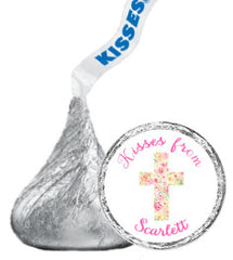 Baptism Hershey Kisses Stickers