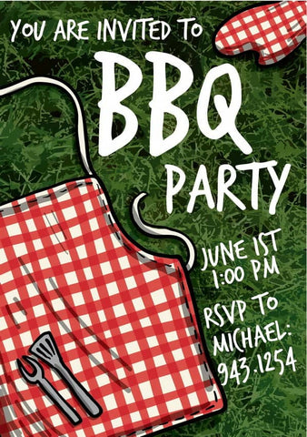 BBQ Party Invitation