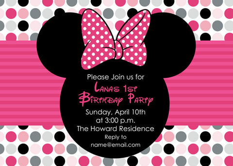 1st Birthday Party Invitations