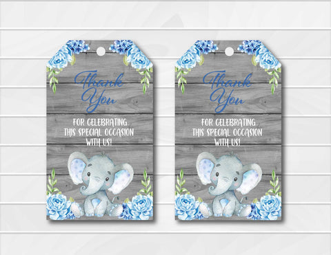 Freebie Friday Free Printable Elephant Thank You Cards Announce It