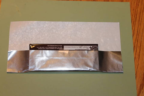 How to wrap a Hershey bar in foil