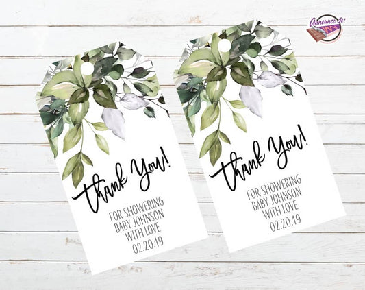 Minimalist Thank You Tags - Announce It!