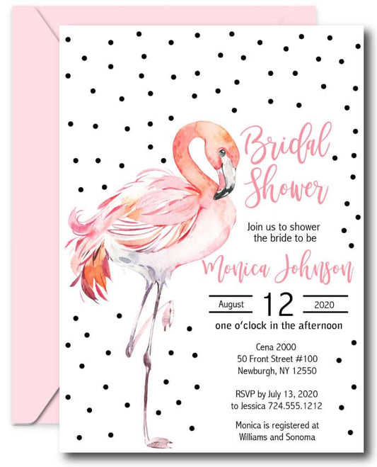 DB Party Studio Bridal Shower Miss to Mrs Beautiful Tropical Watercolor  Floral Fill-In-Style Blank Invitations with Envelopes ( Pack of 25 ) Large  5x7 Island B…