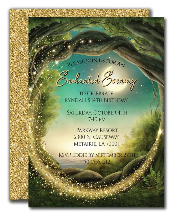 Enchanted Forest Invitation - Announce It!