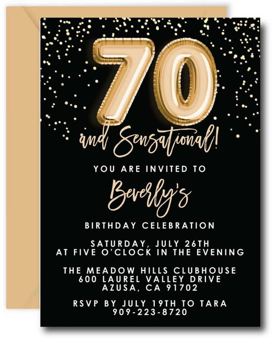 Diamond 50th Birthday Invitation Template - Announce It!