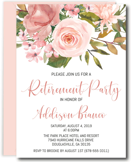 Retirement Party Invitations - Announce It!