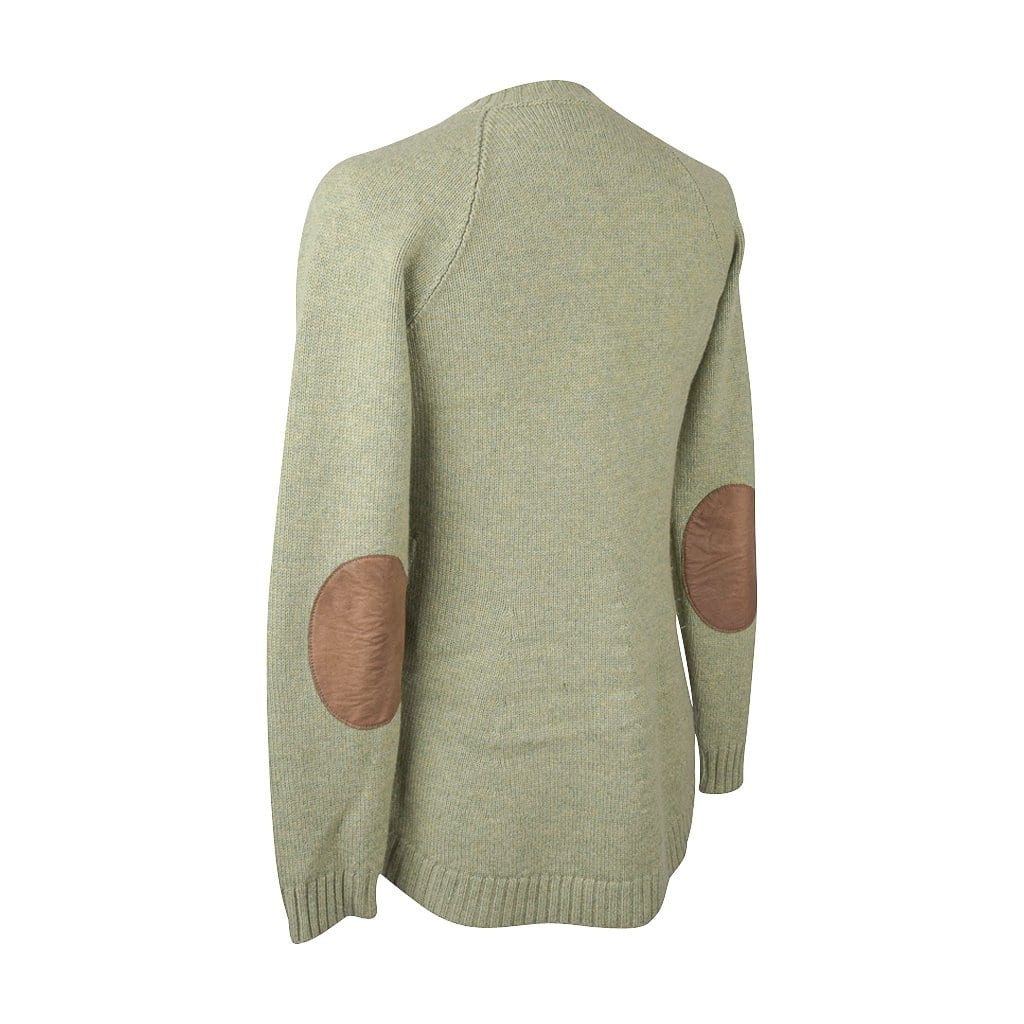 Brunello Cucinelli Sweater Cashmere Cardigan Leather Patch Elbow L ...