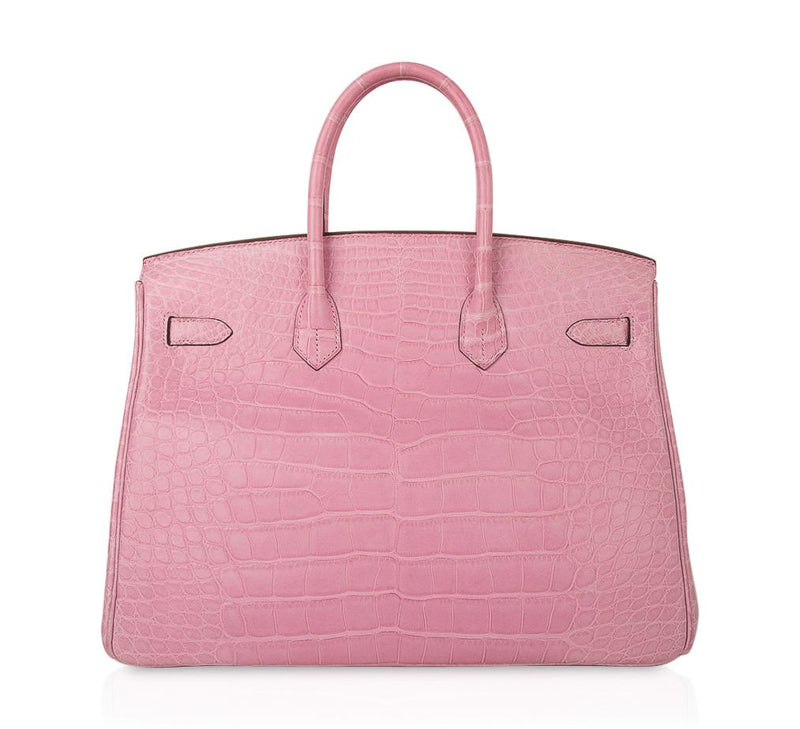 hermes matte pink alligator birkin