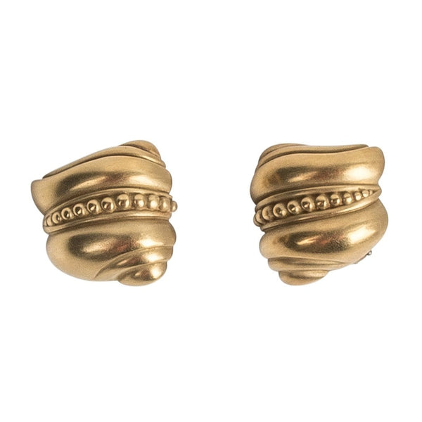 Kieselstein Cord Iconic Heart & Crown 18k Yellow Gold Earrings 1987 -  Jewels in Time