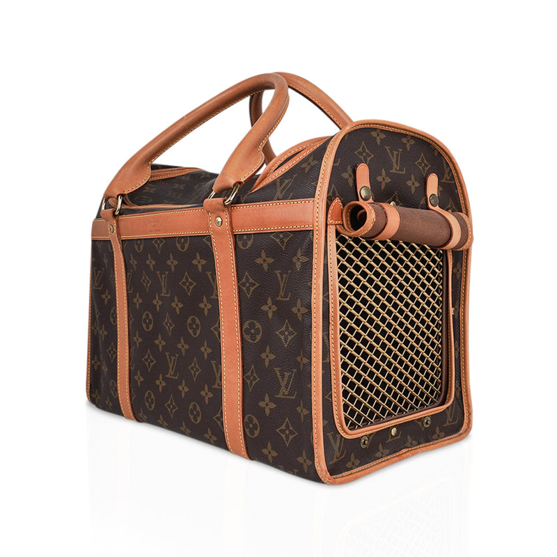 Louis Vuitton Vintage Pet Carrier Monogram Canvas / Leather – Mightychic