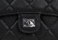 Chanel Wallet Classic Long Black Caviar Leather New - mightychic
