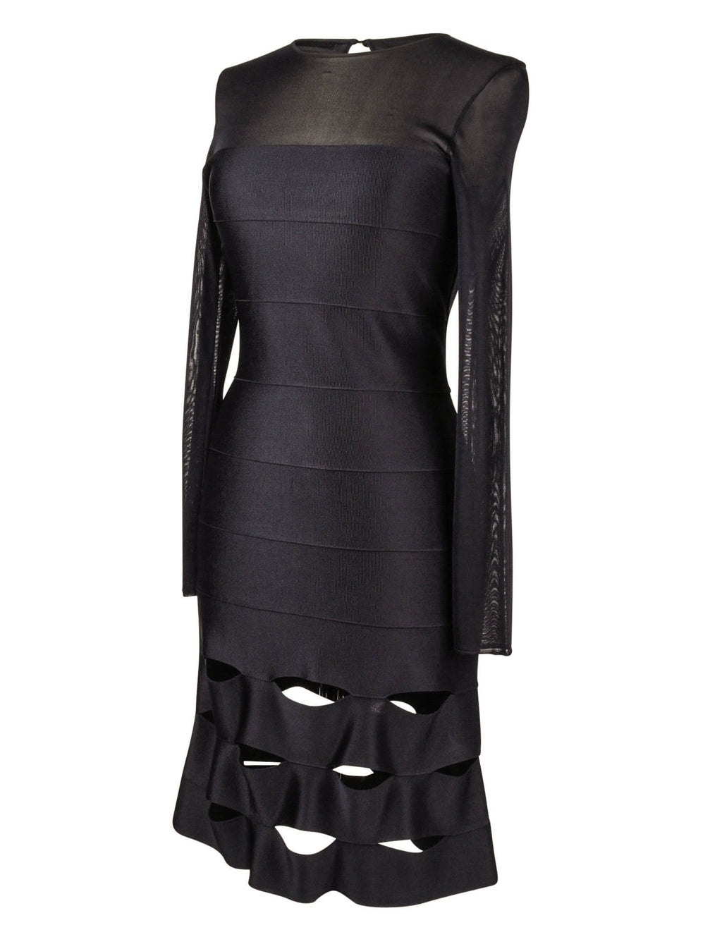 Christian Dior Dress Black Bandage and Mesh 40 / 8 – Mightychic